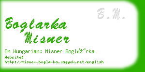 boglarka misner business card